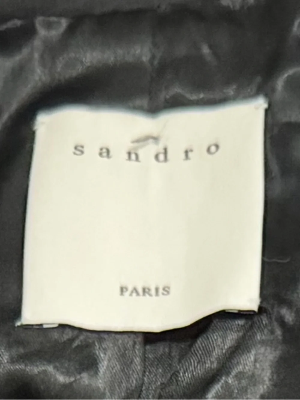 Sandro Paris - Black Single-Button Tailored Blazer - Picture 7 of 13